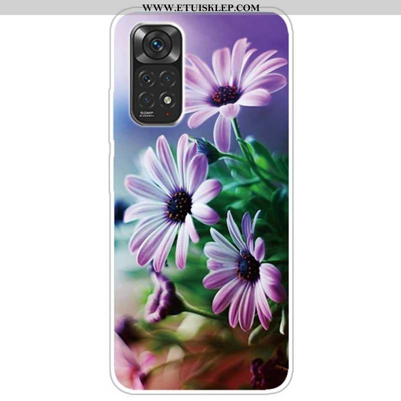 Etui do Xiaomi Redmi Note 11 / 11S Realistyczne Kwiaty